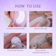 VEYES INC 50 Pairs 100% Natural Aloe Extract Under Eye Gel Pads Hydrogel Eye Patch For Eyelash Extension Lint Free Lash Ex...