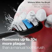 Aquasonic Duo Series PRO – Ultra-Whitening Electric Toothbrush Set – 5 Modes & Smart Timers – Premium Travel Cases & 10 Pr...