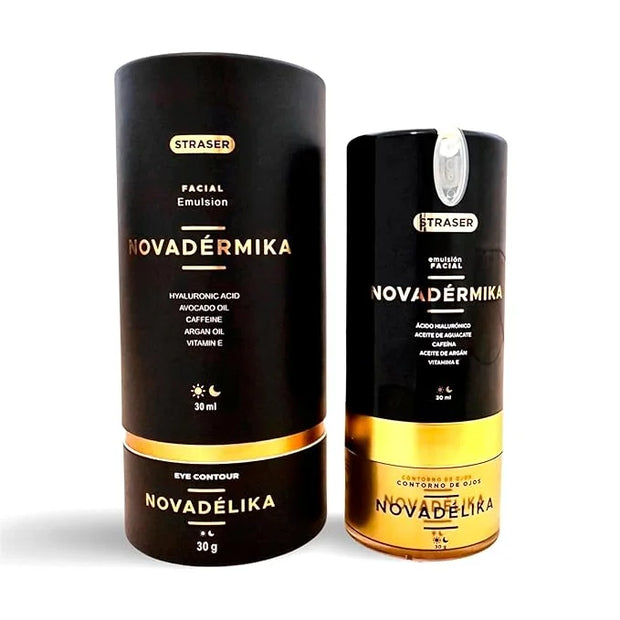 Novadérmika & Novadélika 2in1. Facial Emulsion and Eye Contour - Nourishes, Hydrates, Rejuvenates and leave your Skin with...
