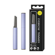 Exfoliating Eyebrow Razor Dermaplaning Tool Eyebrow Trimmer with 4 Replacement Blades, Facial Razors for Women Aluminum Al...