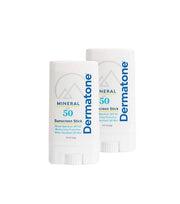 Dermatone Mineral Sunscreen | SPF 50 | No Touch Stick | Zinc Formula | Reef Safe | Moisturizing | Water Resistant (80 minu...