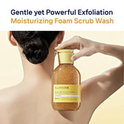 ILLIYOON Fresh Moisture Body Scrub Wash 400ml(13.53 Fl Oz) Vitamin C, walnut shell and soft grape seed powder, Exfoliating...