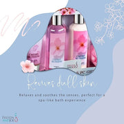 Freida & Joe Fragrance Bath & Body Collection Gift Box, Includes Shower Gel, Body Lotion, Body Scrub, Bath Bomb & Sponge (...