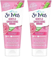 St. Ives Gentle Smoothing Face Scrub Our Gentlest Scrub Yet Rose Water and Aloe Vera Made with 100 percent Natural Exfolia...