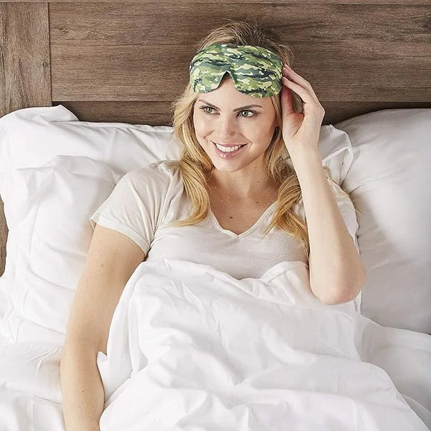 Bucky 40 Blinks No Pressure Printed Eye Mask for Travel & Sleep, Camo, One Size - Product Image