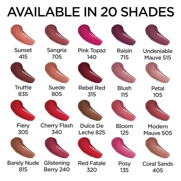 L’Oreal Paris Makeup Infallible 8 Hour Hydrating Lip Gloss, Red Fatale, 0.21 Fl Oz - Product Image