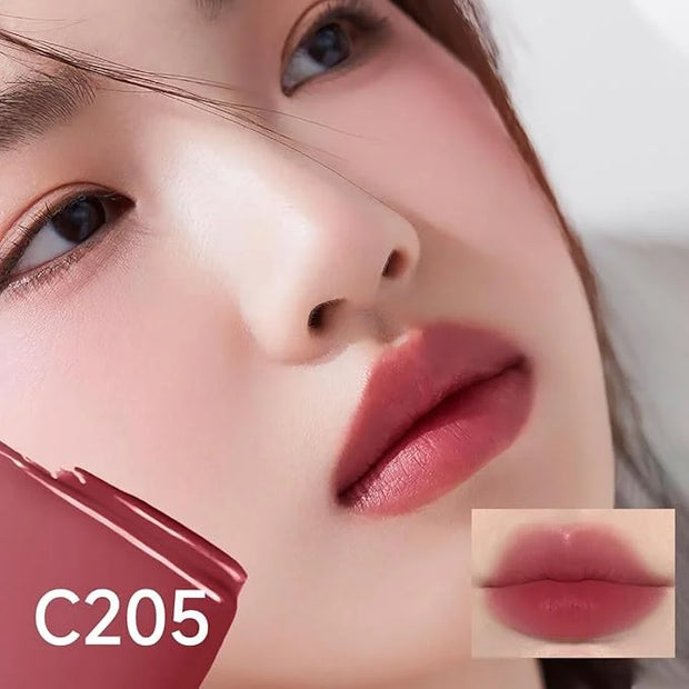 Hydrating Lip Serum Cream, Longlasting Moisturizing, Lightweight Lip Gloss, Semi-Matte Lipstick with Vitamin E, Crithmum M...