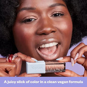 Kosas Wet Lip Oil Gloss - Hydrating Lip Plumping Treatment with Hyaluronic Acid & Peptides, Non-Sticky Finish (Unzipped) -...
