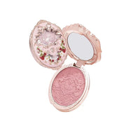 Flower Knows Strawberry Rococo Embossed Blush;Pink Matte Finish;Buildable & Blendable Powder Blush for cheeks,Natural Flus...