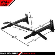 JFIT Wall Mounted Chin-Up Bar with Padded Foam Grips 400 LB - Product Image