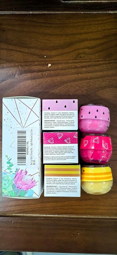 Bee Lip Balm Honey Pot,3 PCS Lines