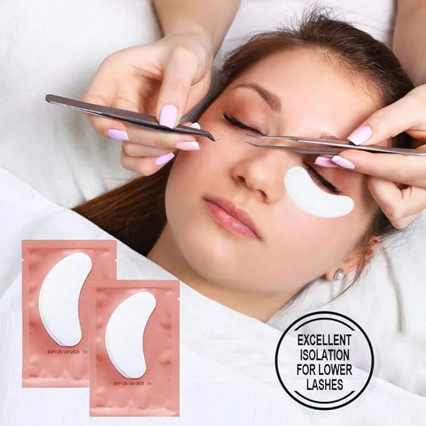 Under Eye Pads, Lint Free Lash Extension Eye Gel Patches for Beauty Salon False Eyelash Extensions Grafting, Hydrogel Eye ...