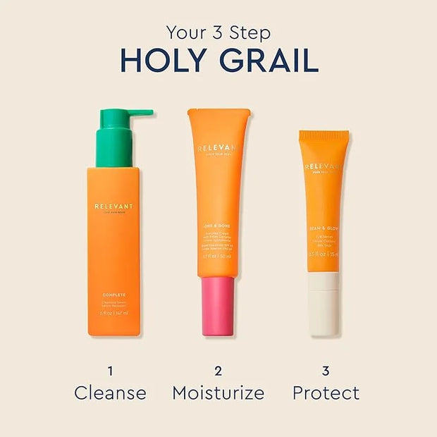 Relevant Beam and Glow Eye Serum - Hydrating Serum for All Skin Types - Vegan Skincare with Shea Butter and Niacinamide - ...