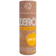 ZERO Waste 100% Plastic Free Natural Sunscreen Stick, SPF 20 Reef Safe and Kid Friendly, Water Resistant, Push Up Cardboar...