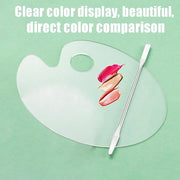 2 Pcs Acrylic Cosmetic Makeup Palette + 1