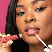 Palladio Lip Gloss, Pink Candy, Non-Sticky Lip Gloss, Contains Vitamin E and Aloe, Offers Intense Color and Moisturization...