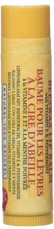 Burt's Bees Beeswax Lip Balm Tube,