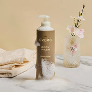 Cremo Skin Moisturizing Almond Bloom Women's Body Wash, Notes of Spicy Pink Pepper, Creamy Almond, and Soft Suede, 16 Fl O...