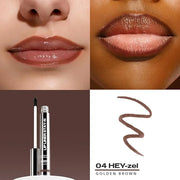 Sacheu Lip Liner Stay-N Peel Off Lip Stain — Long Lasting Matte Lip Tattoo Transfer Proof Lipstain Infused with Hyaluronic...
