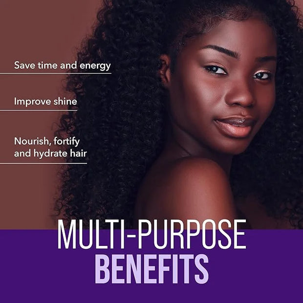 The Mane Choice The Alpha Easy On The Curls Hydration Curly Hair Conditioner, Nourishing Detangling Conditioner Enriched w...