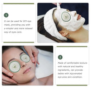 100pcs Spa Cooling Eye Pads Moisturizing Eye Masks Eye Sheet Non Woven Eye Care Patches for Skincare Spa Wrap Moisture Ret...