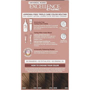 L’Oreal Paris Excellence Universal Nudes Permanent Hair Color, Ammonia Free Hair Dye for Gray Hair Coverage, 4N Natural Da...