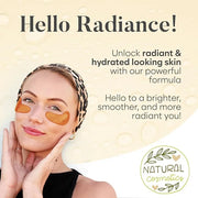 Vitamin C Under Eye Patches (30 Pairs), Under Eye Mask for Puffy Eyes, Appearance of Dark Circles, Smoothing & Hydration, ...