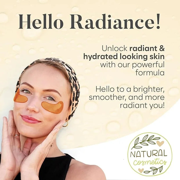 Vitamin C Under Eye Patches (30 Pairs), Under Eye Mask for Puffy Eyes, Appearance of Dark Circles, Smoothing & Hydration, ...