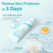 ZealSea 10% Azelaic Acid Facial Cream - Azelaic Acid Serum with AHA & Pionin for Face, Relief Pimple, Breakouts, Blackhead...
