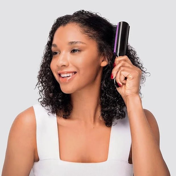 Diane Nylon Pin Styling Hair Brush for Detangling, Separating, Shaping and Defining Wet Thick or Curly Hair, Glides Throug...