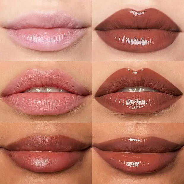 Hydrating Lip Glow Oil, Plumping Lip Oil, Tinted Lip Plumper Gloss,Younger-Looking Lips | Nourishing Long Lasting Non-Stic...