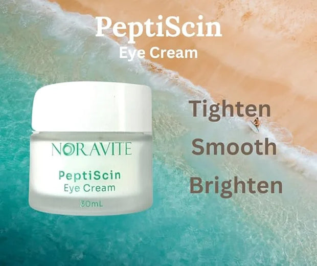 PeptiScin - Peptide Eye Cream with Hyaluronic Acid and Escin | Rich Moisturizing Dark Circle Eye Cream | Brightens and Ton...