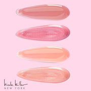 Nicole Miller Lip Gloss Collection Shimmery Glosses for Women and Girls Long Lasting Color Set with Rich Varied Colors, Pe...