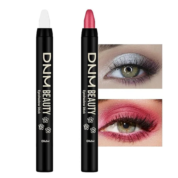 evpct 2Pcs Cream Eyeshadow Sticks Set for Eyes Waterproof, Pearl White Shimmer & Red Shimmer Matte Eye shadow Stick Pencil...