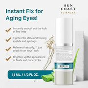Sun Coast Sciences - Complete Eye Serum by Dr. Mark Rosenberg for Wrinkle Reduction, Dark Spot Fading, and Under-Eye Bags ...