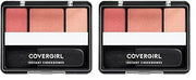 COVERGIRL Instant Cheekbones Contouring Blush Palette - Peach Perfection, Lightweight, Blendable, Natural Radiance, Sweeps...