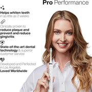 Aquasonic Duo Series PRO – Ultra-Whitening Electric Toothbrush Set – 5 Modes & Smart Timers – Premium Travel Cases & 10 Pr...