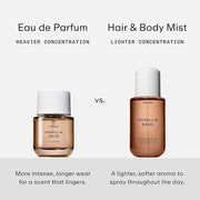 PHLUR Caramel Skin Body Mist - Hair & Body Mist Fragrance - Caramel Body Spray with Vanilla, Brown Sugar, Bergamot, Sandal...