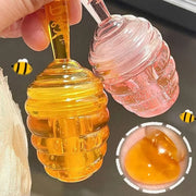 Honey Lip Oil Set, 2pcs Moisturizing Cute Lip Gloss Gift Set, Jelly Honey Lip Oil Gloss, Colorless Lip Care Oils For Very ...