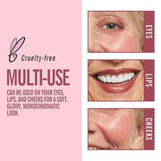 KIMUSE Cosmetics Multi Stick Trio, Cream Blush Stick, Highlighter Stick & Moisturizer, 3 Pack Makeup Sticks for Older Wome...