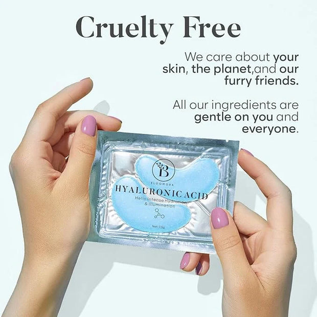 Hyaluronic Acid Under Eye Patches(30 Pairs) Under Eye Patches for Dark Circles, Under Eye Patches for Puffy Eyes and Dark ...