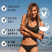 Sun Laboratories By Giesee Ultra Dark Self Tanning Lotion 32 oz - Organic Sunless Tanning Lotion, Extra Dark Self Tanner, ...