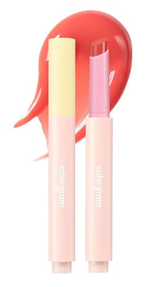COLORGRAM Fruity Glass Stick 02 DARLING PAPAYA | Long-Lasting Juicy Lip Tint with Radiant, Glossy Finish | Melting Syrupy ...