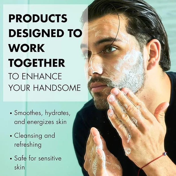 Tiege Hanley Mens Skin Care Gift Box Set, Bronze - Men's Skincare Set Includes Face Wash, Facial Moisturizer with SPF 20 S...
