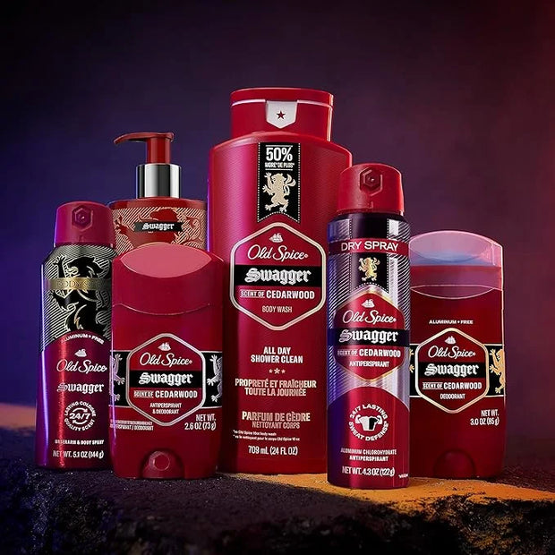 Old Spice Antiperspirant Deodorant for Men, 24/7 Sweat & Odor Protection, 24/7 Lasting Freshness, Invisible Solid, Swagger...