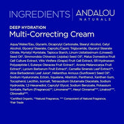 Andalou Naturals Deep Hydration Face Moisturizer, Multi-Correcting Cream, Day & Night Moisturizer for Face with Hyaluronic...