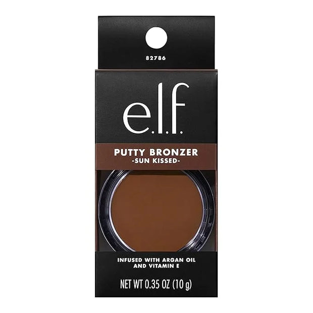 e.l.f. Putty Bronzer, Creamy & Highly Pigmented Formula, Creates a Long-Lasting Bronzed Glow, Infused with Argan Oil & Vit...
