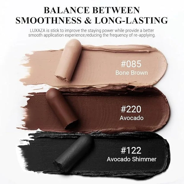 Classic 3PCS Neutral Eyeshadow Stick Makeup Set, Matte Cream Eye Shadow Eyeliner Brightener Pencil Crayon - I2 - Product I...