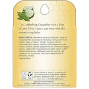 Burt's Bees 100% Natural Origin Moisturizing Lip Balm, Cucumber Mint with Beeswax, 4 Tubes - Product Image