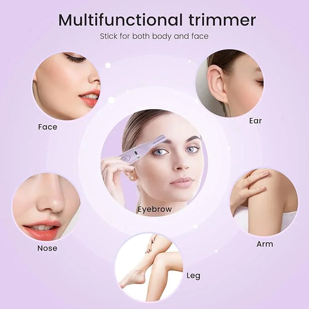 Ear and Nose Hair Trimmer for Women, 2025 Professional Painless 2 in 1 USB Rechargeable Eyebrow & Facial Hair Trimmer, Pre...